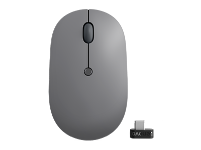Mouse wireless Lenovo Go USB-C (nero tempesta)